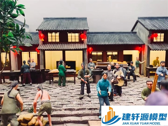 高明香市微缩模型